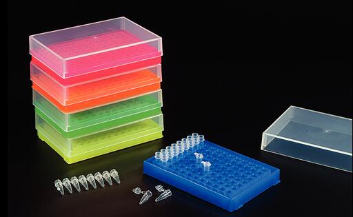 R-96-PCR-FSP 96孔彩色PCR管储存盒